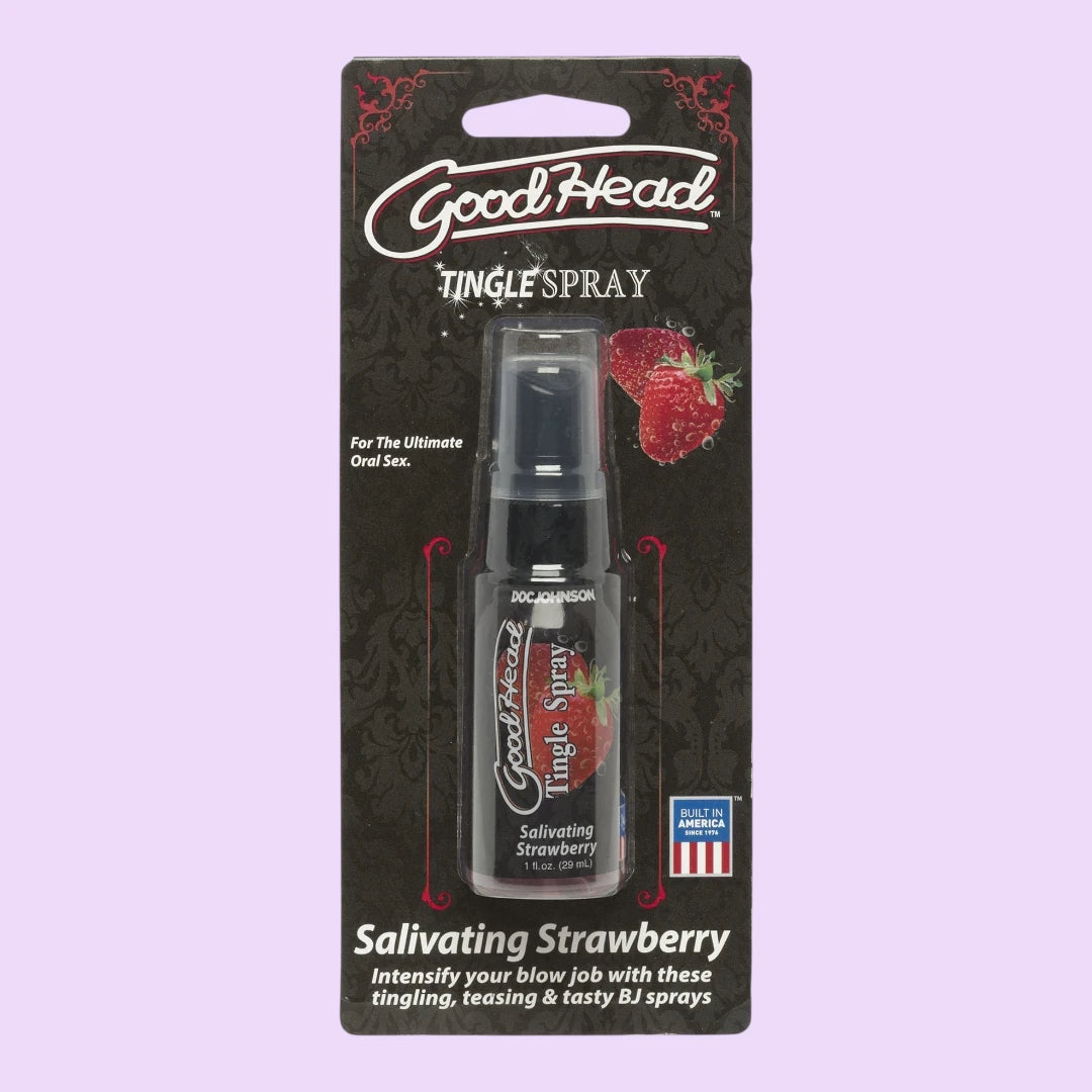 Спрей для мінету Doc Johnson GoodHead Tingle Spray – Strawberry (29 мл) із стимулювальним ефектом