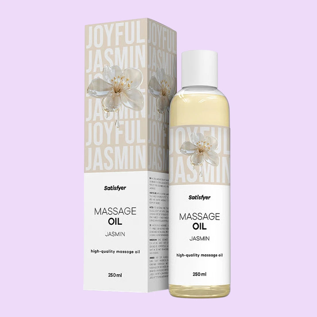 Масажна олія Satisfyer Massage Oil Jasmin (250 мл) з ароматом жасмину