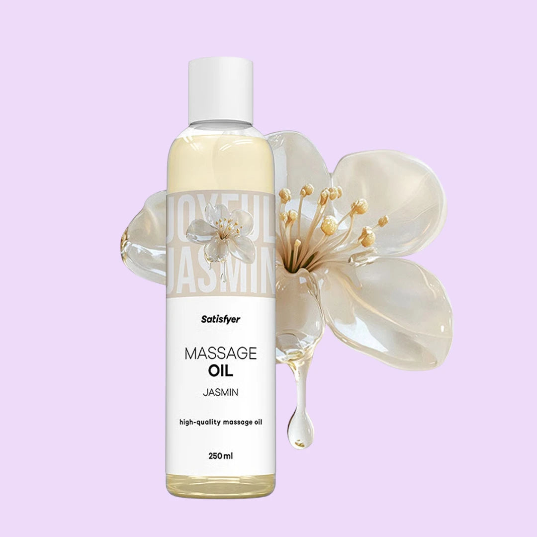 Масажна олія Satisfyer Massage Oil Jasmin (250 мл) з ароматом жасмину