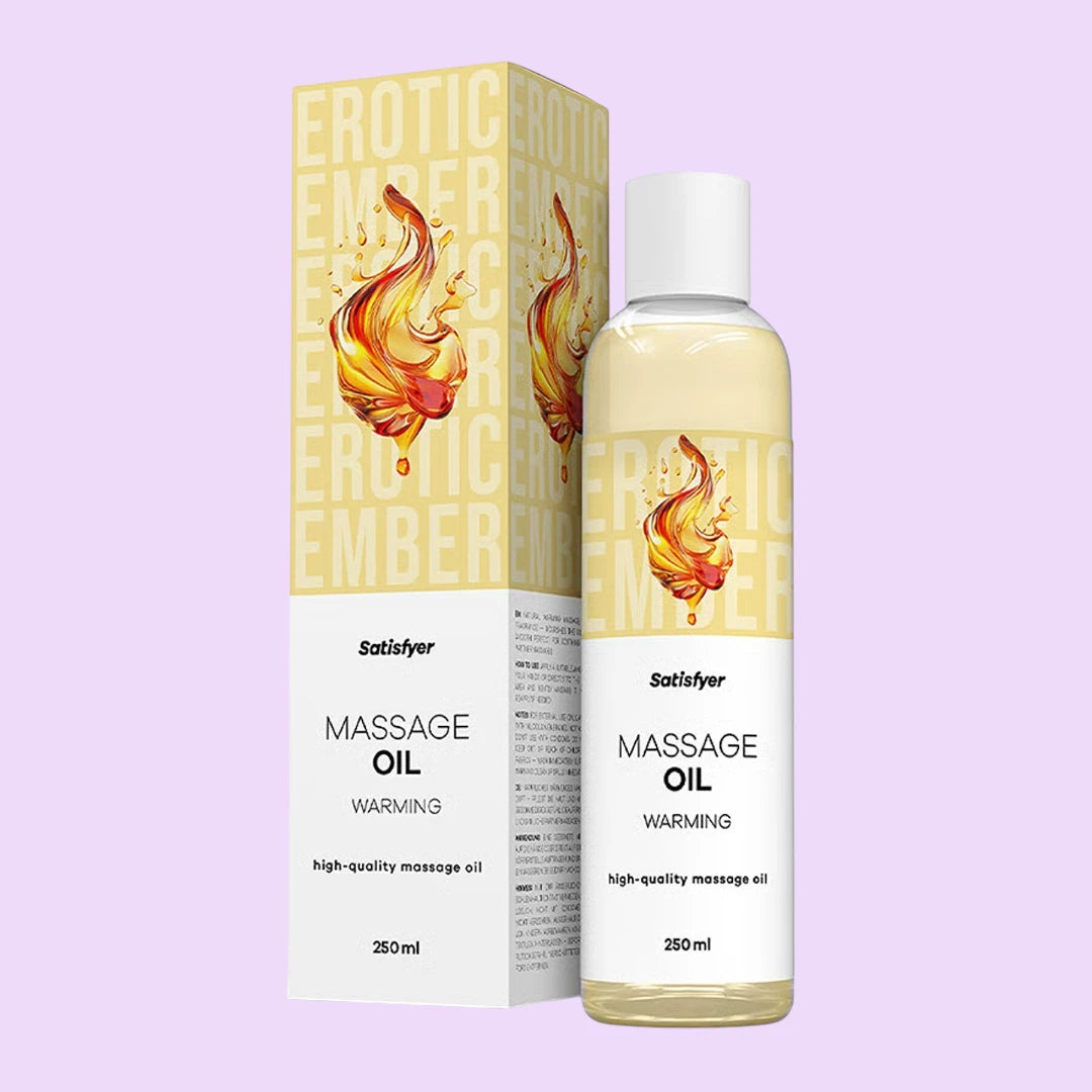 Масажна олія Satisfyer Massage Oil Warming (250 мл) зігрівальна, без запаху