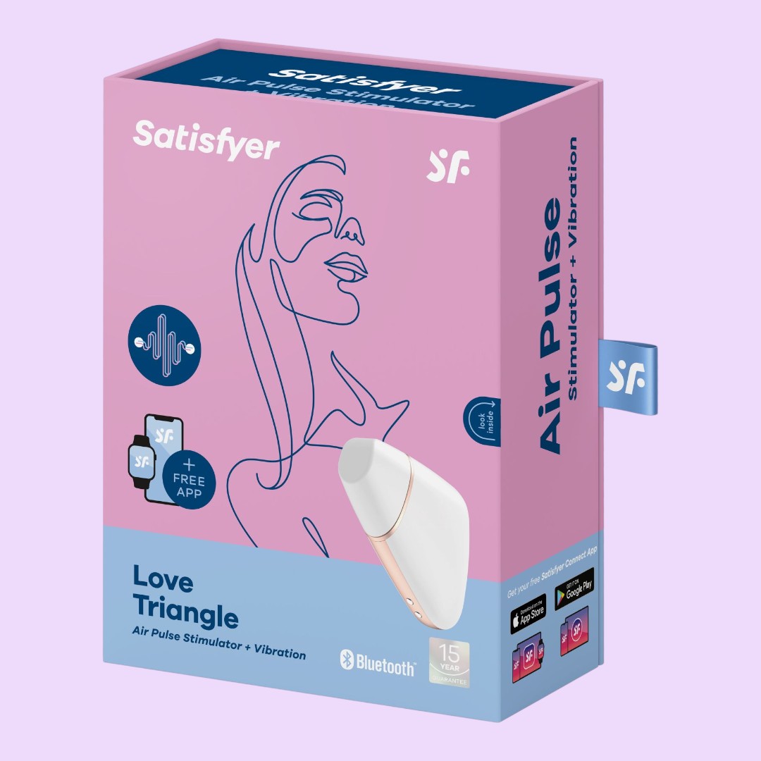 Вакуумний кліторальний стимулятор Satisfyer Love Triangle з керуванням через застосунок