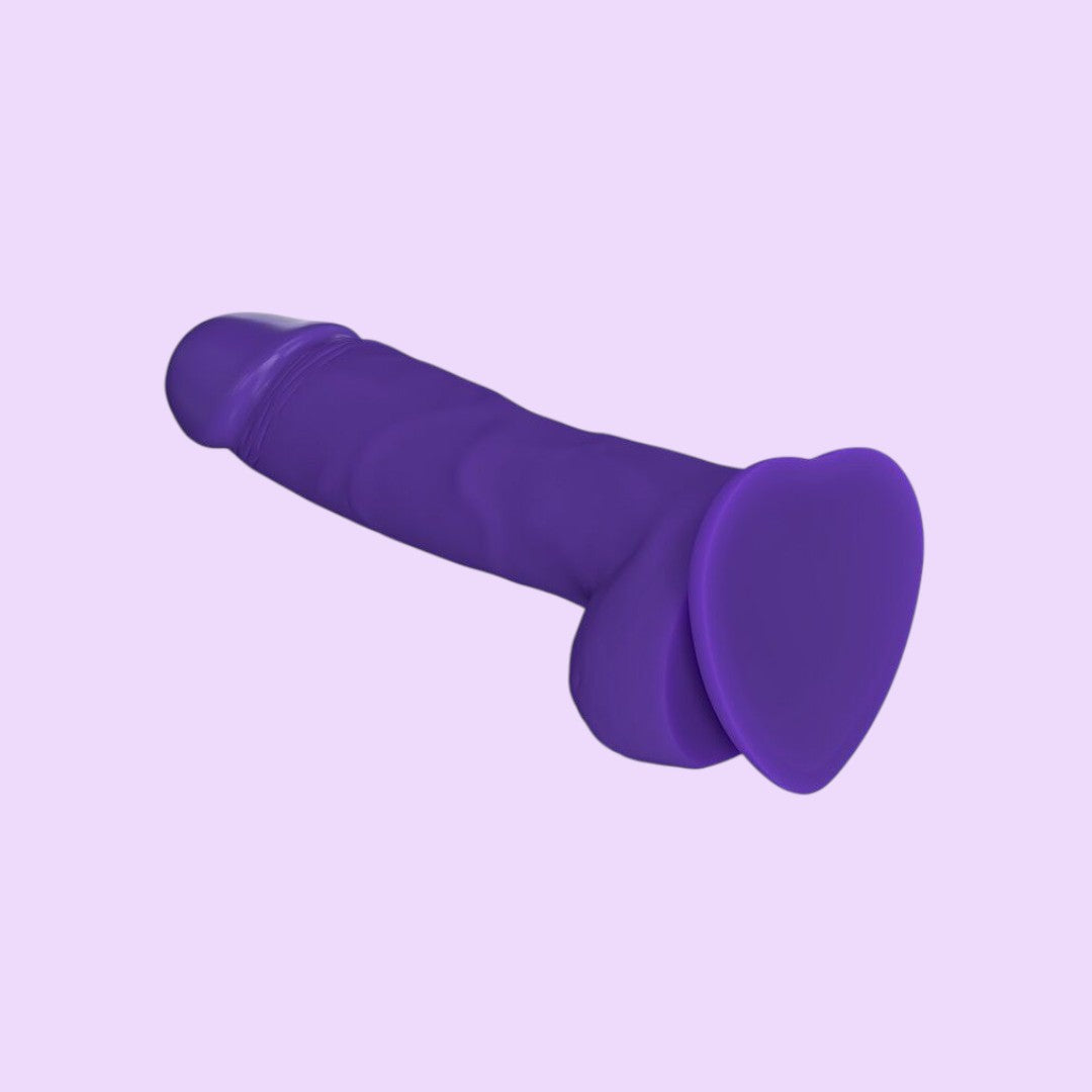 Реалістичний фалоімітатор Strap-On-Me Soft Realistic Dildo Violet XL