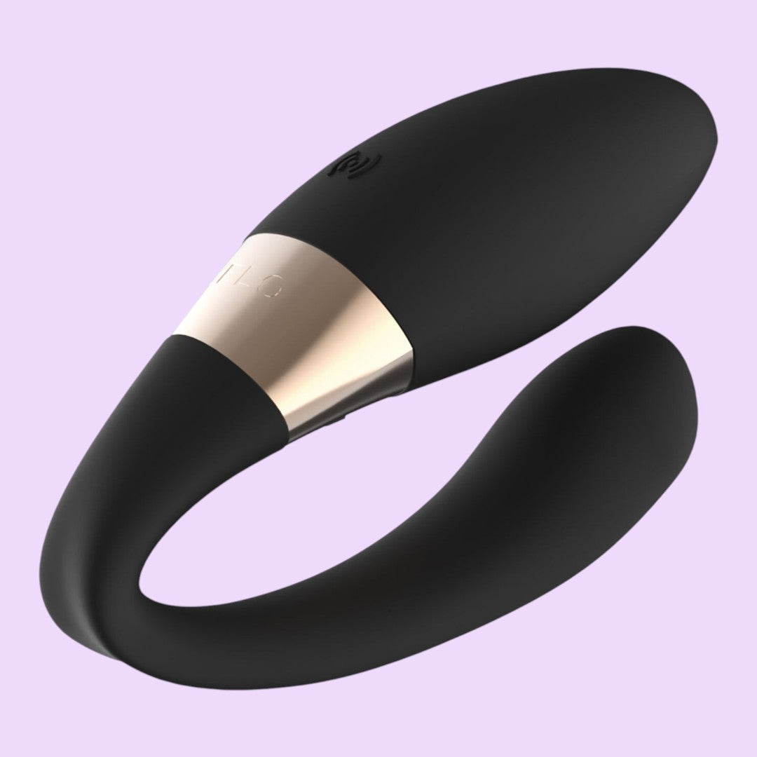 Вібратор для пар LELO Tiani Duo Ocean Blue, 2 мотори, пульт ДК