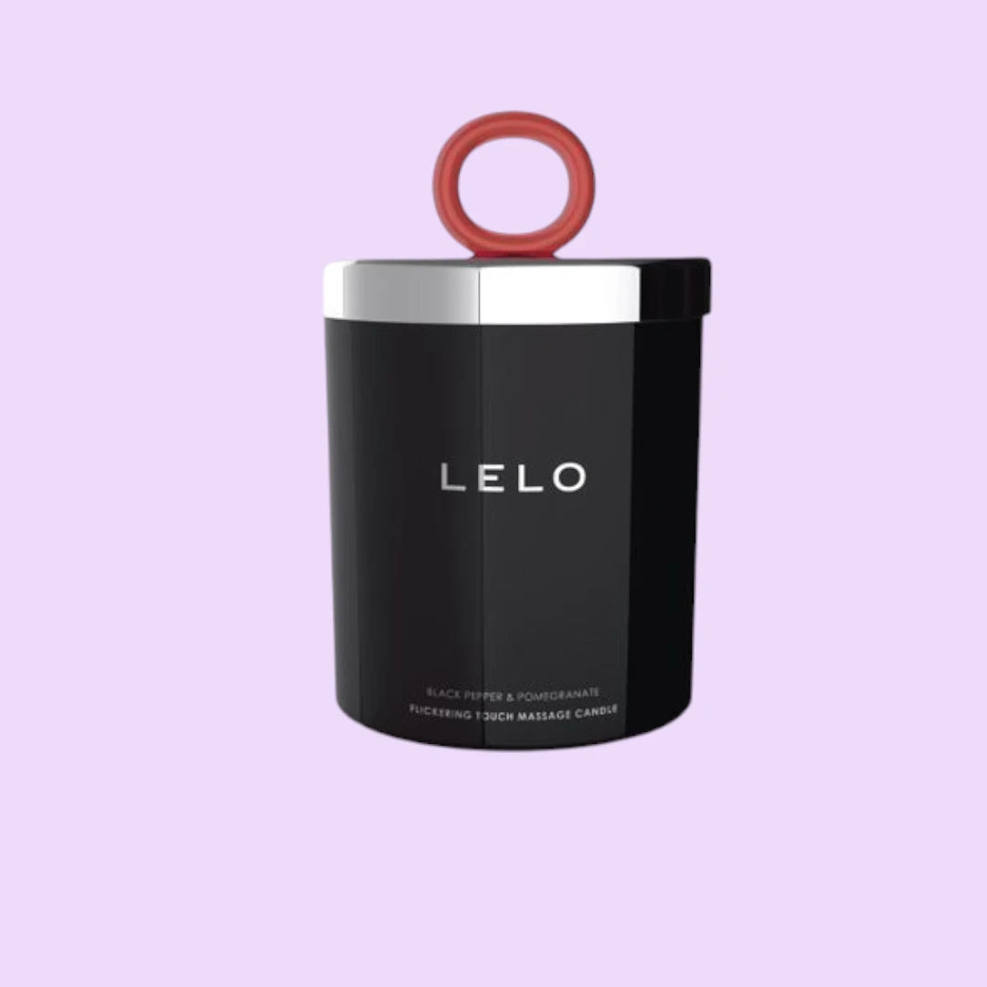 Масажна свічка LELO Massage Candle Black Pepper & Pomegranate, соєвий віск, 36 годин горіння