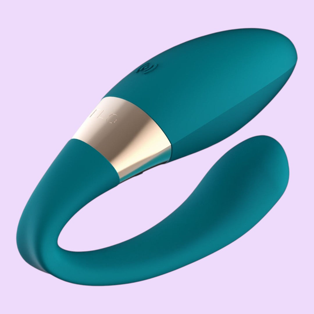Вібратор для пар LELO Tiani Duo Ocean Blue, 2 мотори, пульт ДК