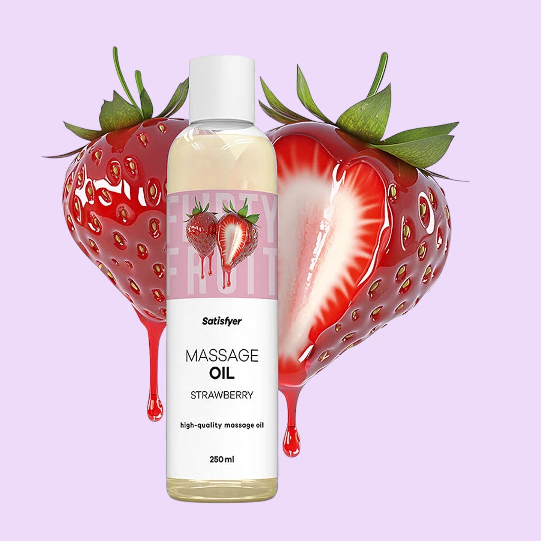 Масажна олія Satisfyer Massage Oil Strawberry 250 мл