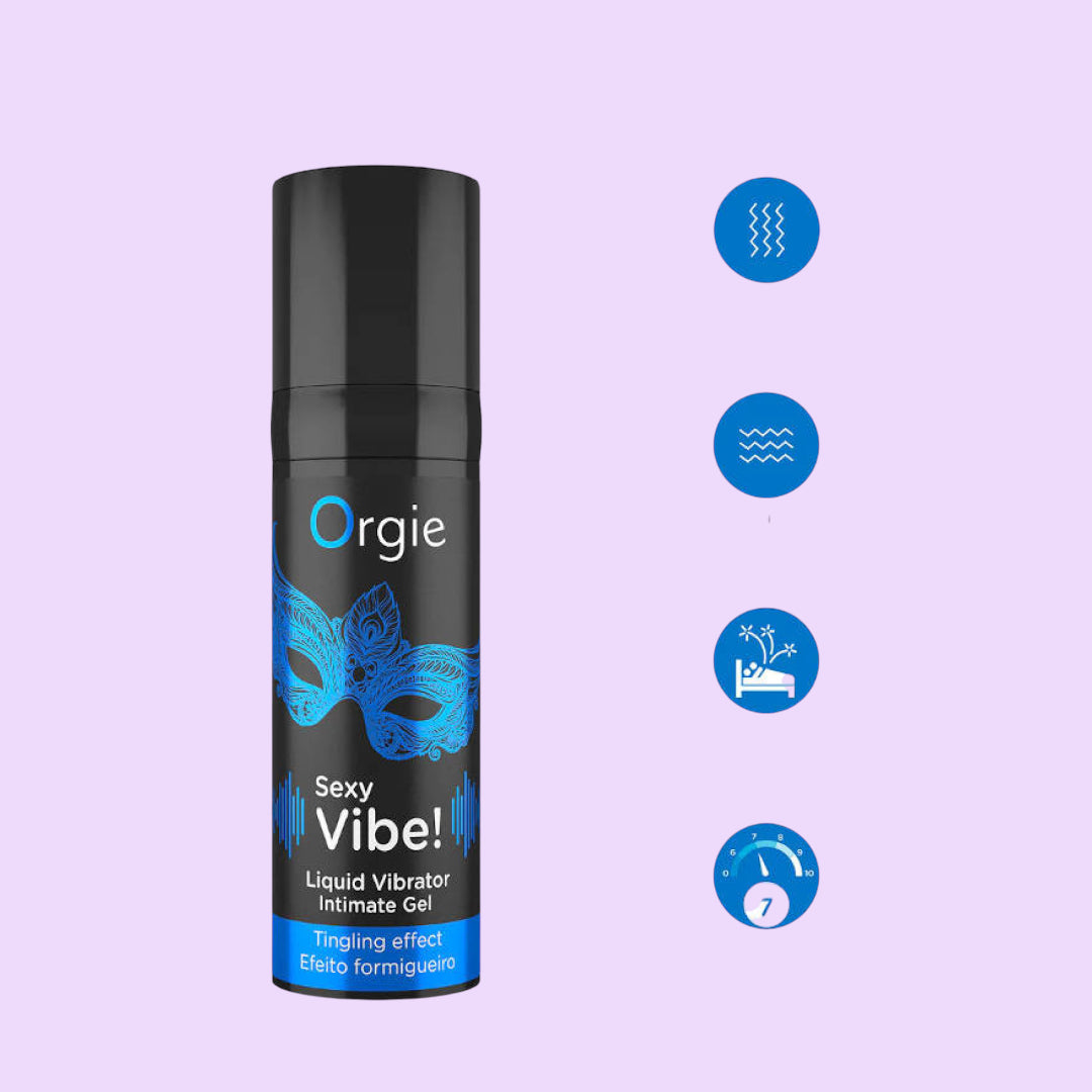 Рідкий вібратор Orgie Sexy Vibe! Liquid Vibration середньої потужності