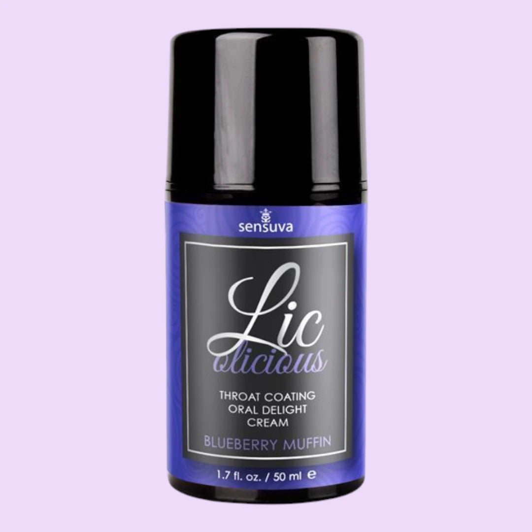Гель для мінету Sensuva Lic-o-licious Blueberry Muffin (50 мл), оліїстий, без цукру