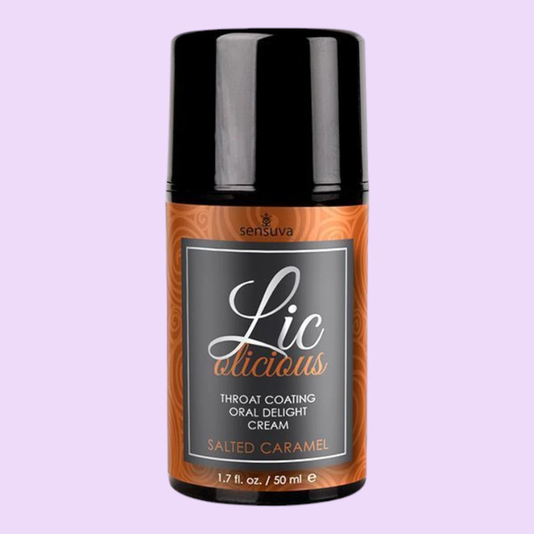 Гель для мінету Sensuva Lic-o-licious Salted Caramel (50 мл), оліїстий, без цукру