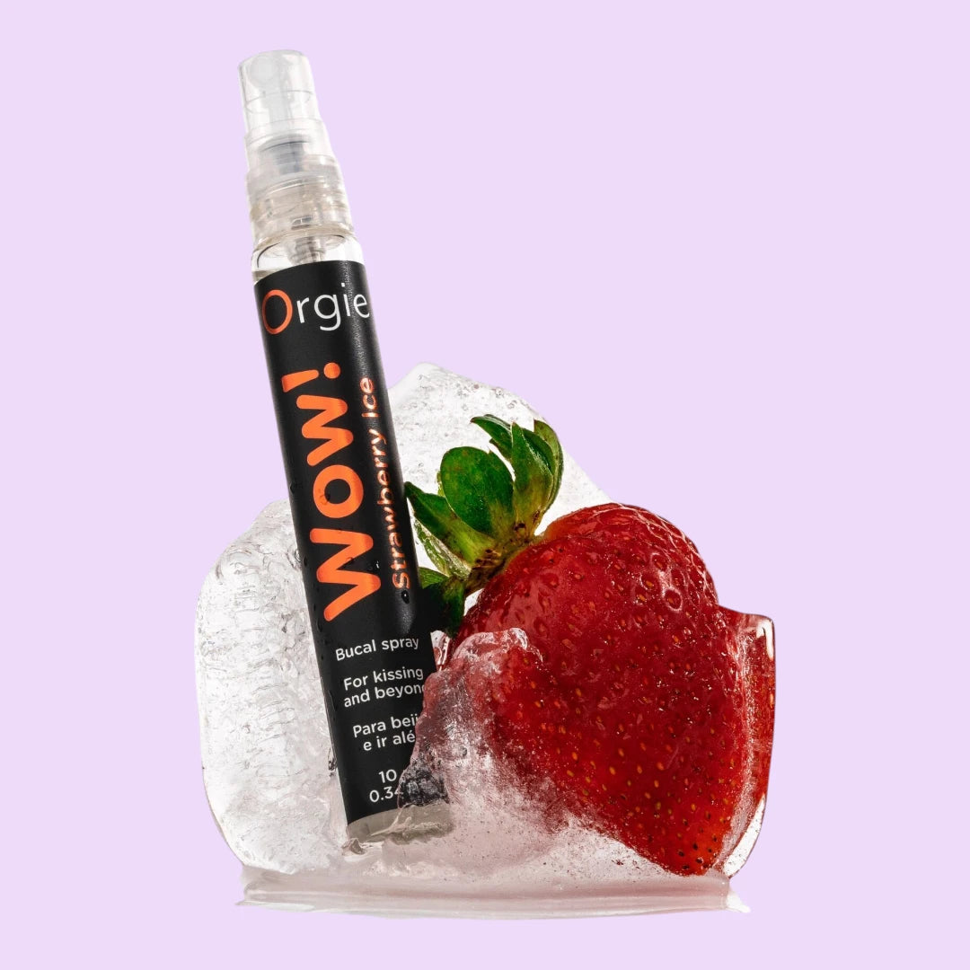 Спрей для орального сексу Orgie – Wow! Strawberry Ice (10 мл) з охолоджувальним ефектом