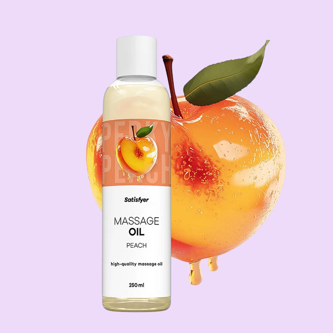 Масажна олія Satisfyer Massage Oil Peach (250 мл) з ароматом персика