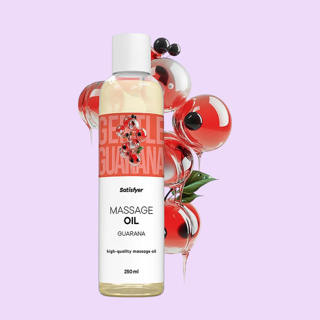 Масажна олія Satisfyer Massage Oil Guarana (250 мл) з ароматом гуарани