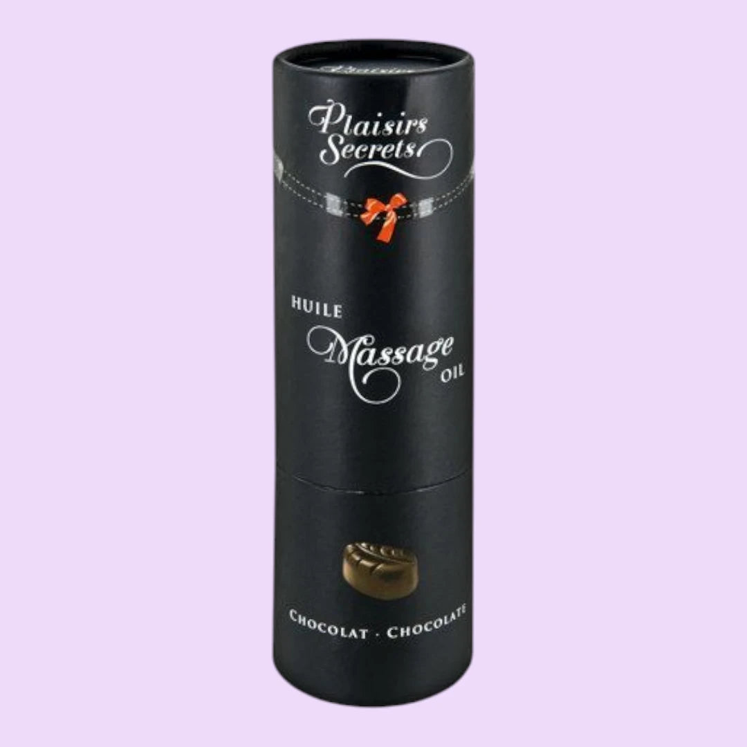 Масажна олія Plaisirs Secrets Chocolate, 59 мл — їстівна, з афродизіаками