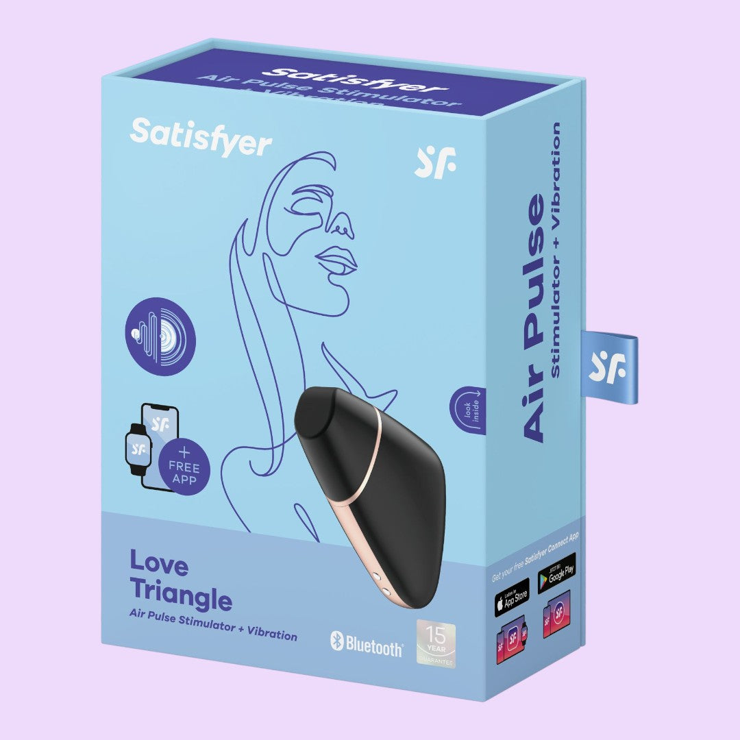 Вакуумний кліторальний стимулятор Satisfyer Love Triangle з керуванням через застосунок