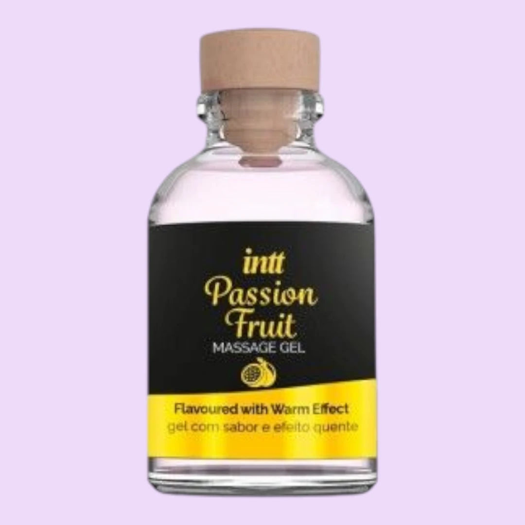 Масажний гель для інтимних зон Intt Passion Fruit, 30 мл — розігрівальний, смак маракуї