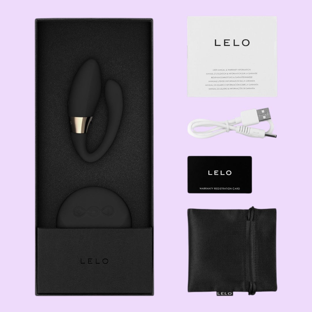 Вібратор для пар LELO Tiani Duo Ocean Blue, 2 мотори, пульт ДК