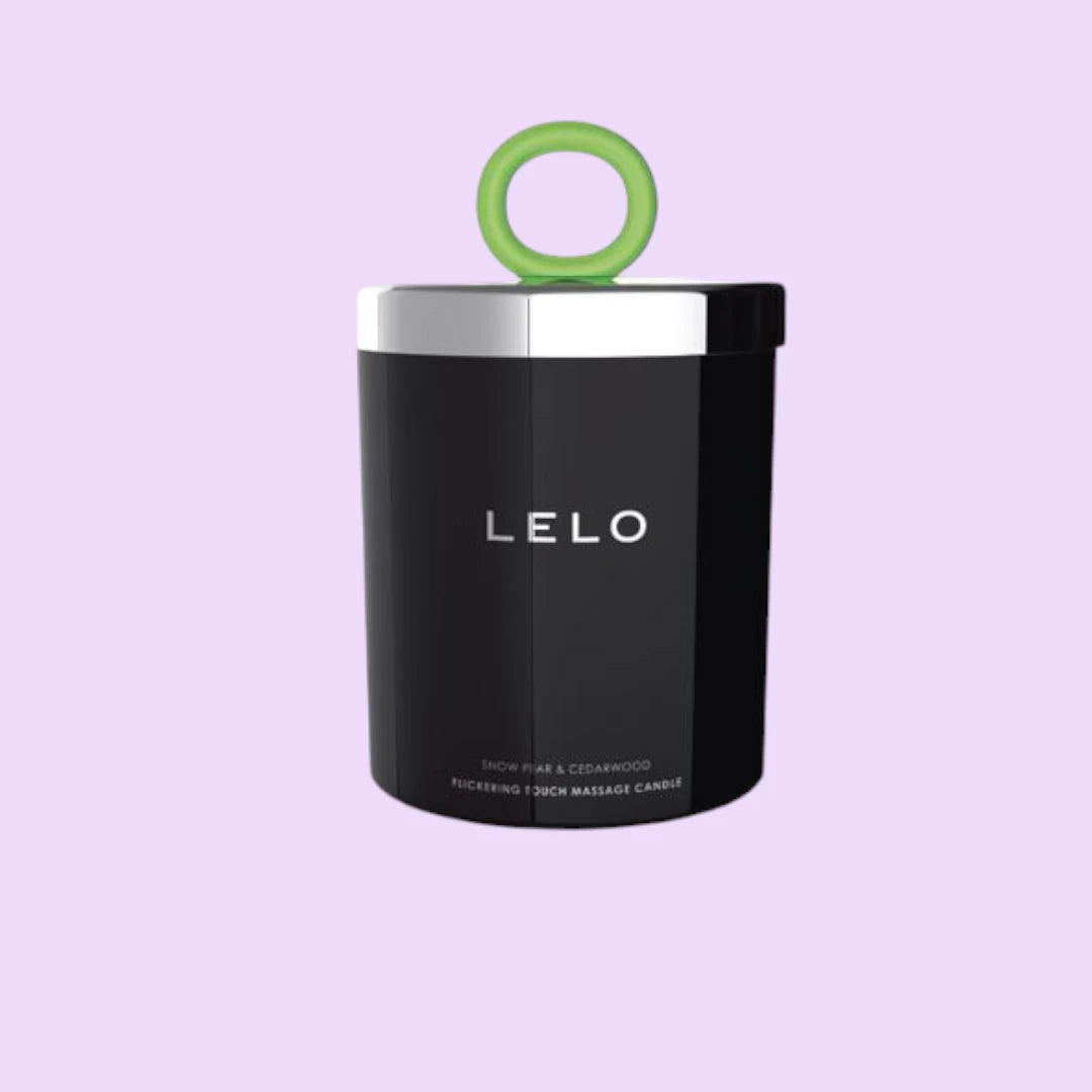 Масажна свічка LELO Massage Candle Snow Pear & Cedarwood, соєвий віск, 36 годин горіння