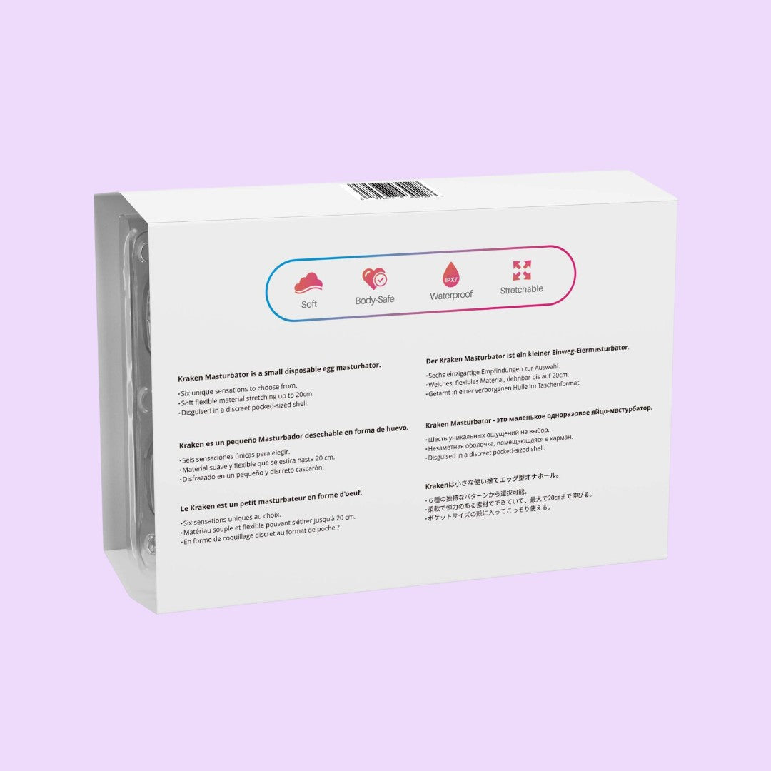 Набір мастурбаторів-яєць Lovense Kraken masturbator egg box, 6 штук, різна текстура