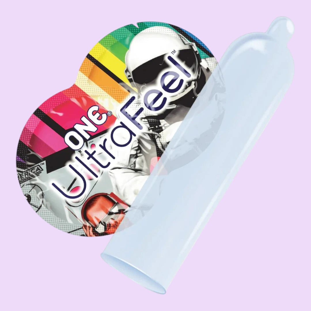 Презервативи ONE Ultra Feel, 10 шт — ультратонкі, з додатковою змазкою