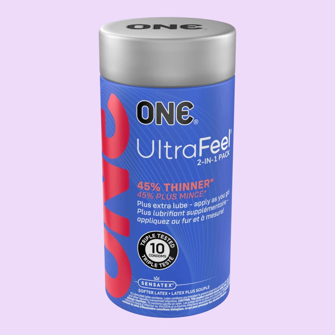 Презервативи ONE Ultra Feel, 10 шт — ультратонкі, з додатковою змазкою