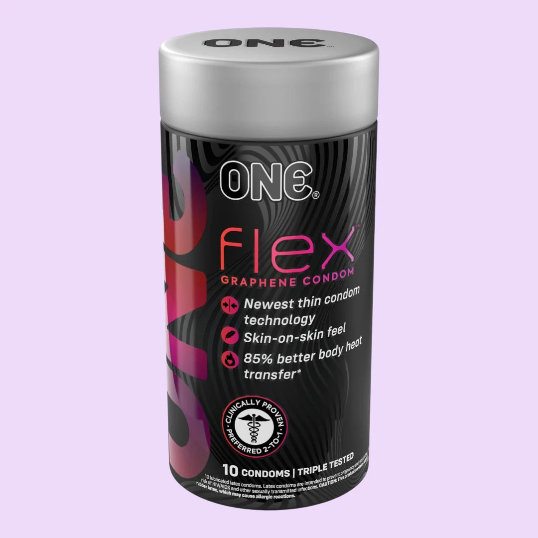 Презервативи ONE Flex Graphene, 10 шт — супертонкі, дуже міцні