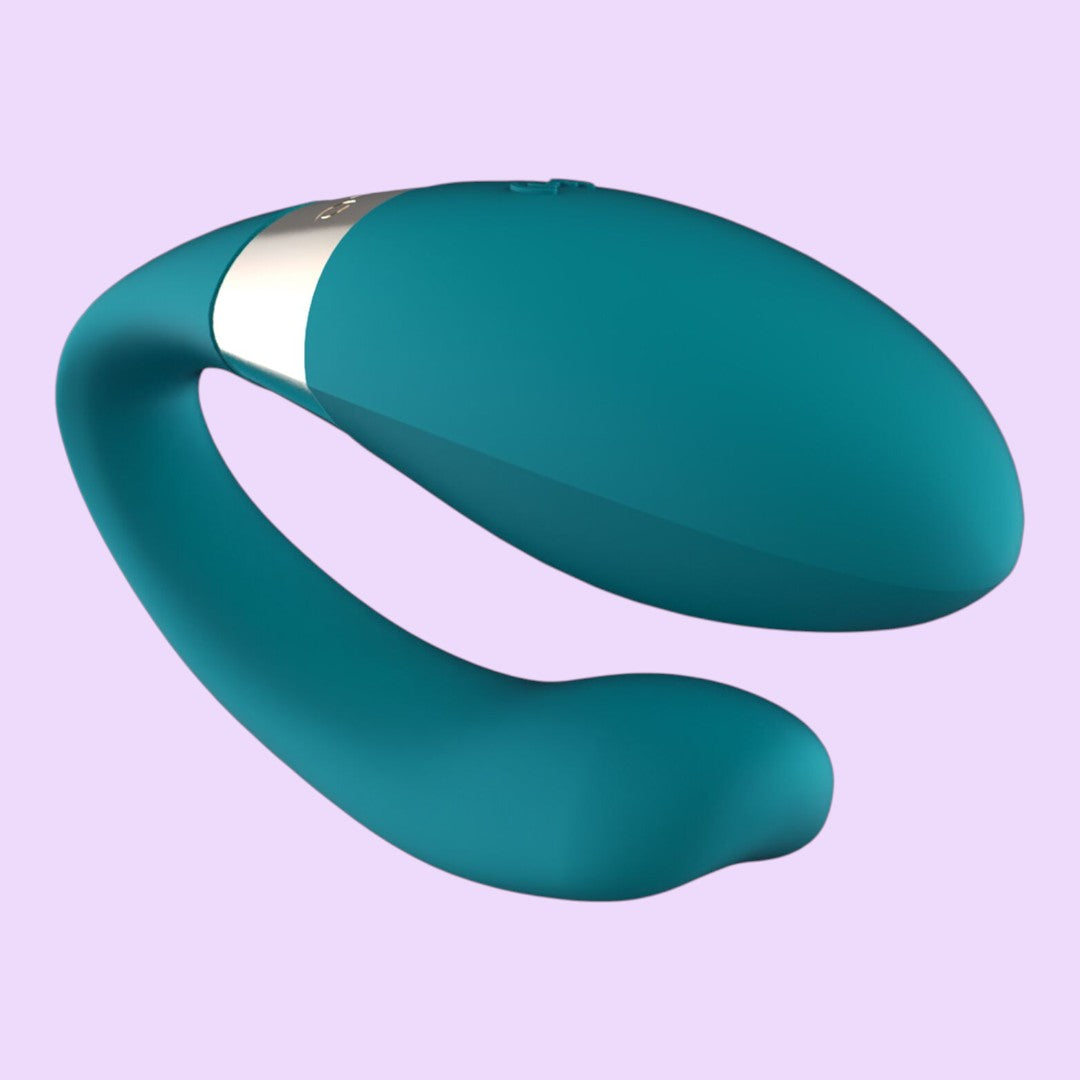 Вібратор для пар LELO Tiani Duo Ocean Blue, 2 мотори, пульт ДК