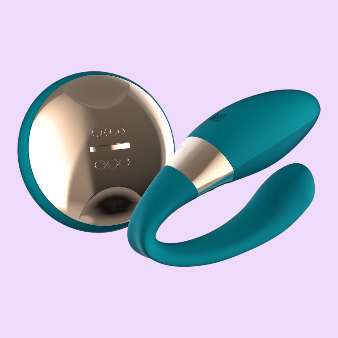Вібратор для пар LELO Tiani Duo Ocean Blue, 2 мотори, пульт ДК