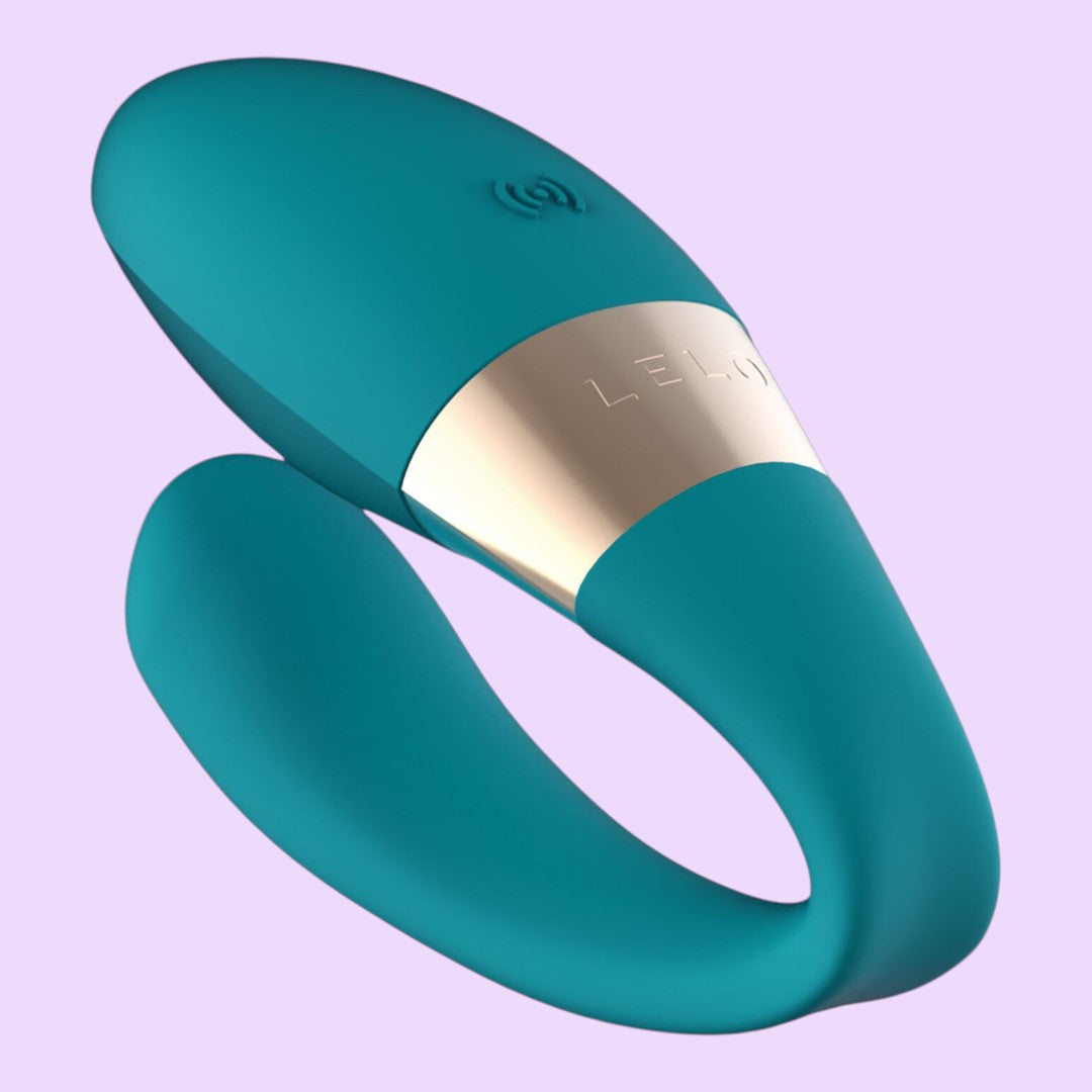 Вібратор для пар LELO Tiani Duo Ocean Blue, 2 мотори, пульт ДК
