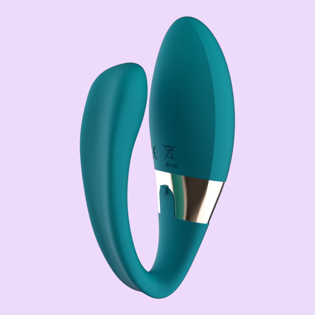 Вібратор для пар LELO Tiani Duo Ocean Blue, 2 мотори, пульт ДК