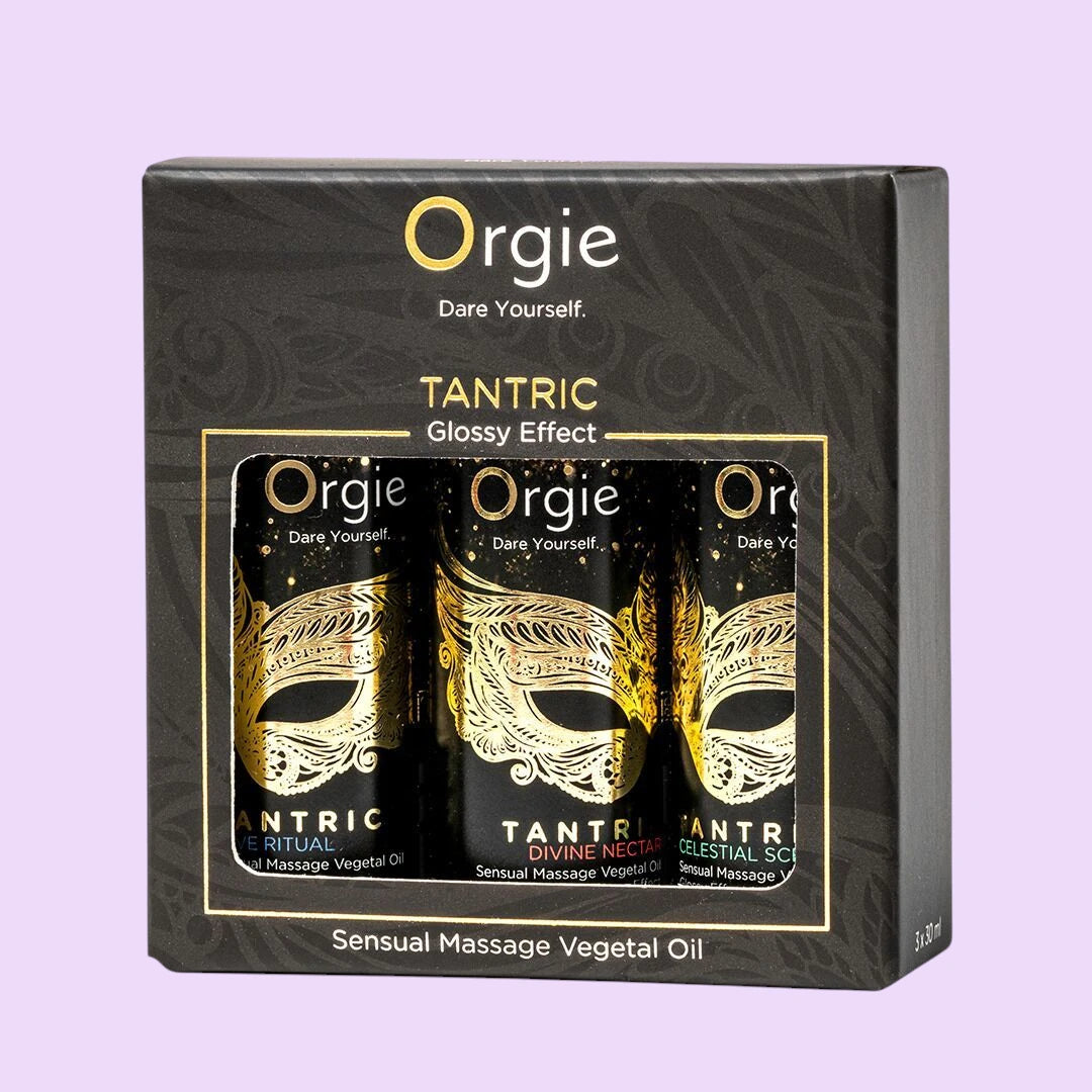 Набір олій для тантричного масажу Orgie – Tantric Mini Size Collection (3×30 мл), зволоження