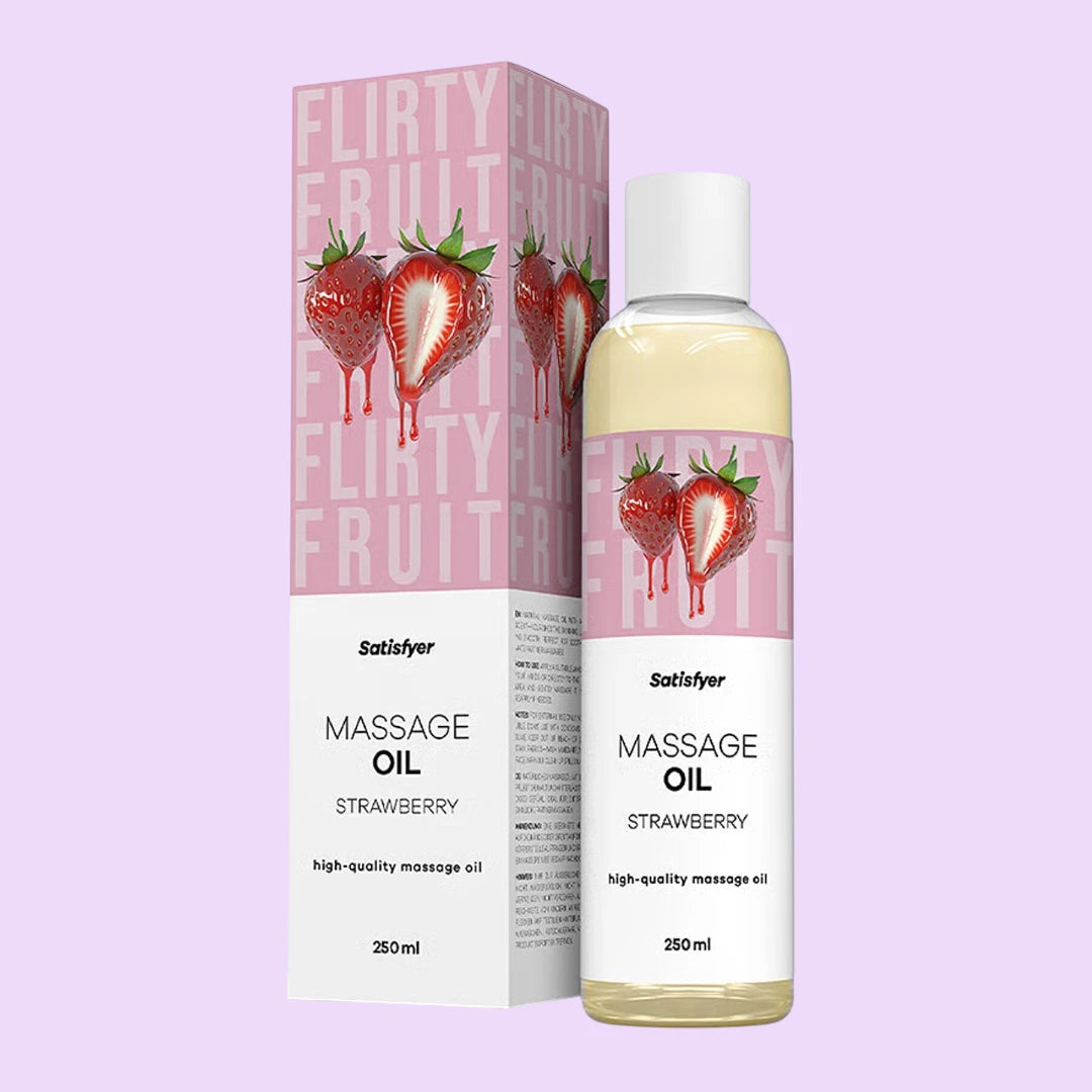 Масажна олія Satisfyer Massage Oil Strawberry 250 мл