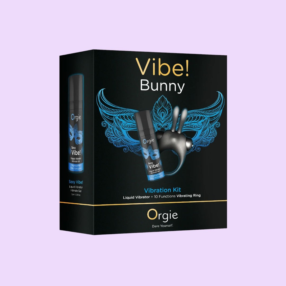 Набір Orgie Vibe Bunny: збуджувальні краплі та віброкуля